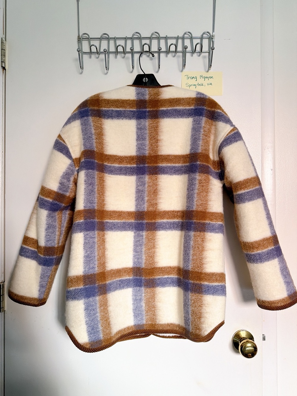NWT Reversible Sezane Sari Jacket 34/2 - Picture 7 of 9
